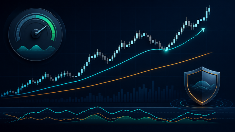 Concept illustration for TF Trade Manager for MT5; not a software screenshot