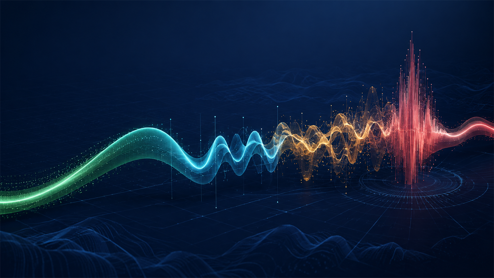 Four-phase market regime visualization