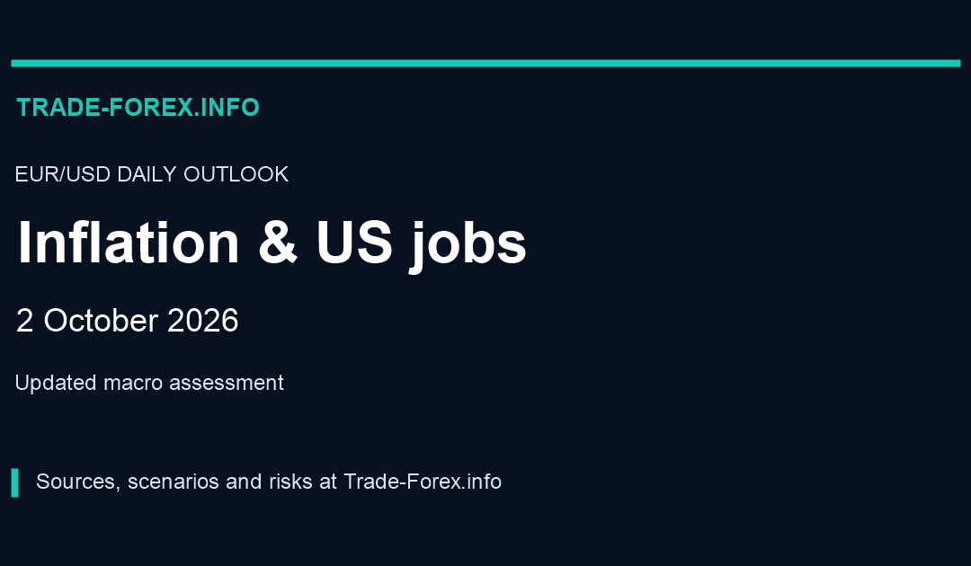 Trade-Forex.info EUR/USD daily outlook: inflation and US jobs, 2 October 2026.